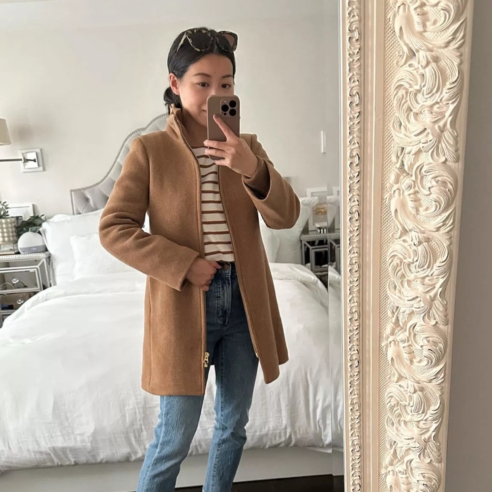 J. Crew Coat in Italian Stadium-Wool / Size 00
